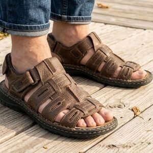 Croft & Barrow Brown Men's Sandals